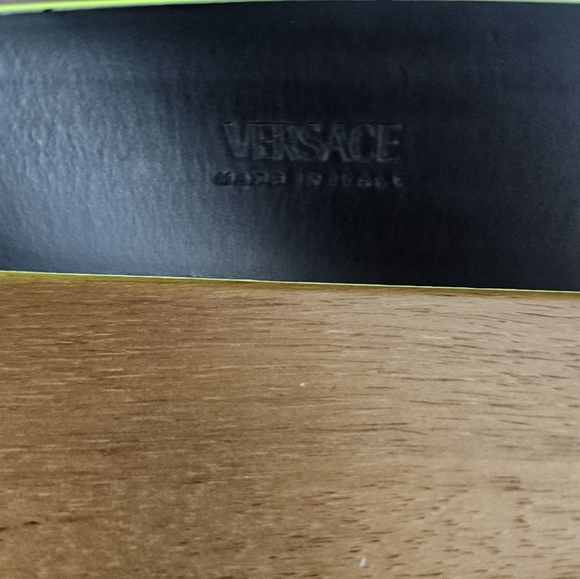VERSACE Medusa Biggie Leather Belt - Picture 5 of 5